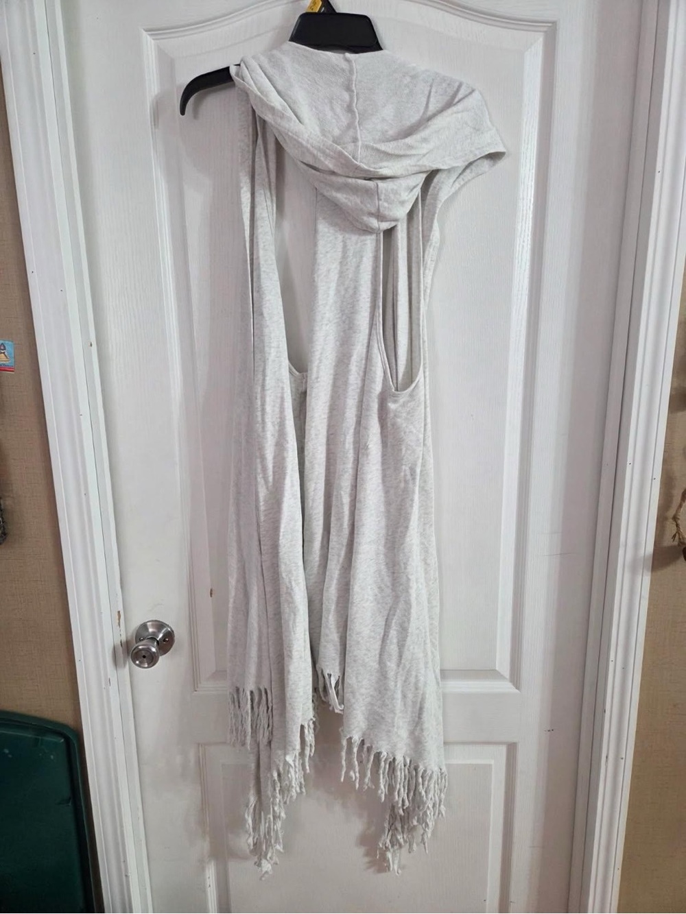 POL Women’s Sleeveless Hooded Kimono Sz L. JY-85 - Picture 4 of 4